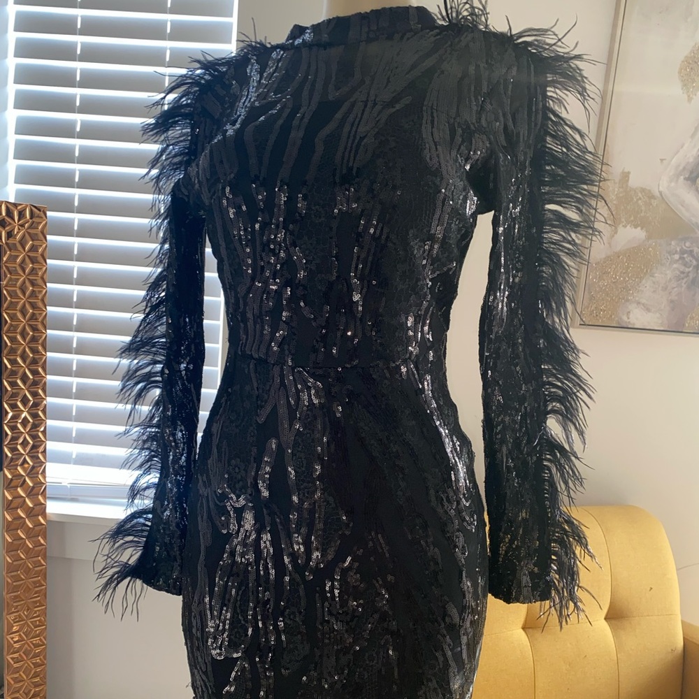 Black sequence dress / never worn